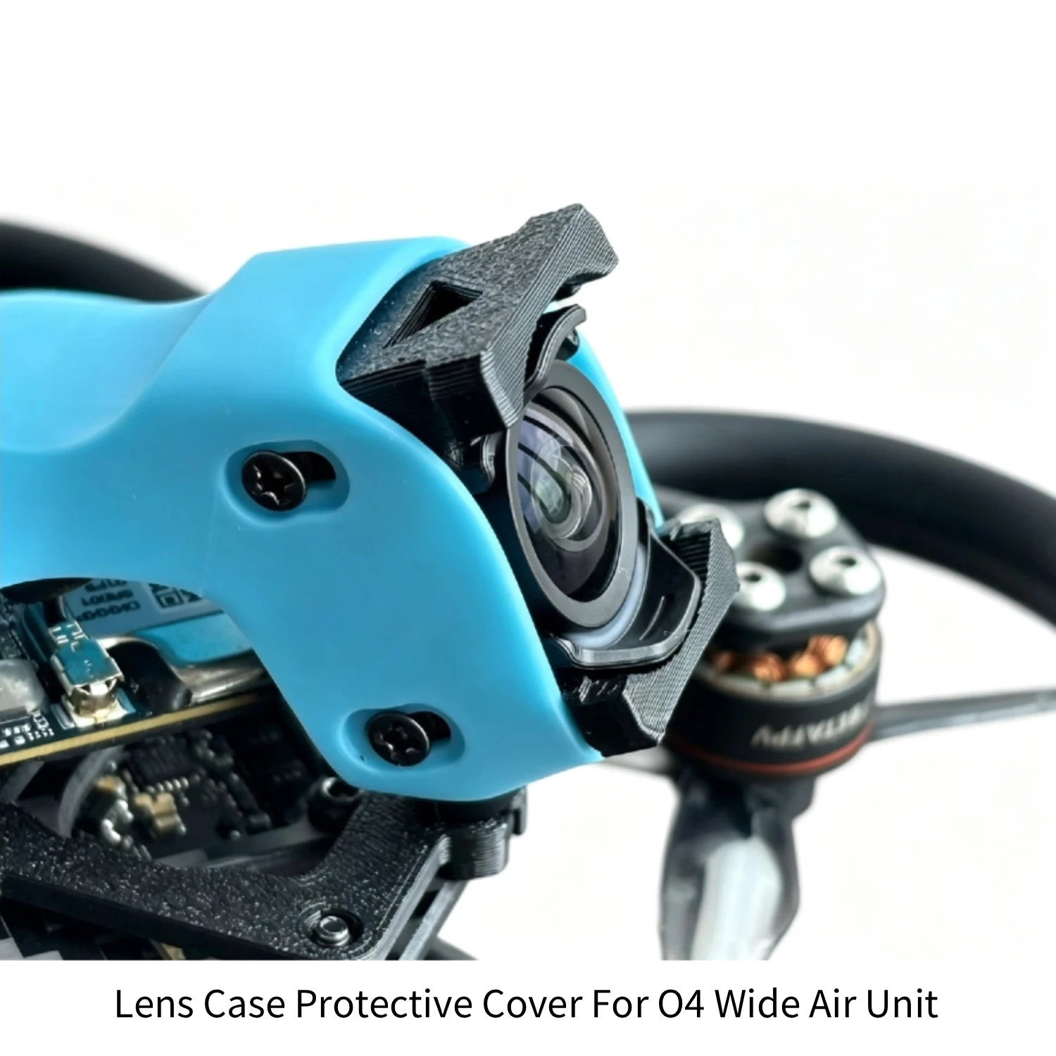 2PCS FPV 3D Printed Lens Case Protective Cover For O4 Wide Air Unit Compatible with BetaFPV Meteor 65/75 Pro Canopy DIY Parts