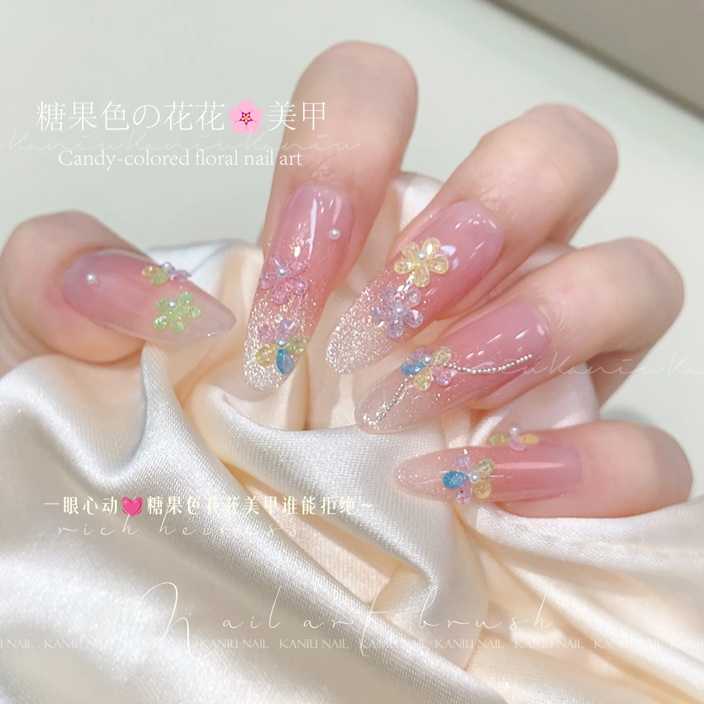 KANIU 50/100PCS MIX 3D Mini Ma - Nail Art Wates reseña y precio