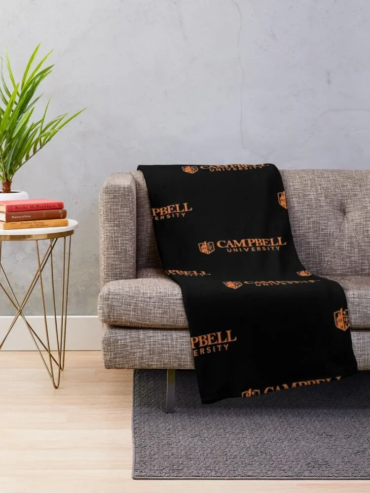 Campbell college Throw Blanket Hair Custom Blankets