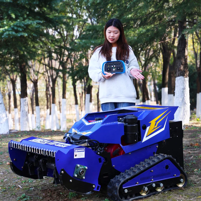 Customized Competitive Price Farm Flail Lawn Mower – 800-1000mm Cordless Remote Control Robot