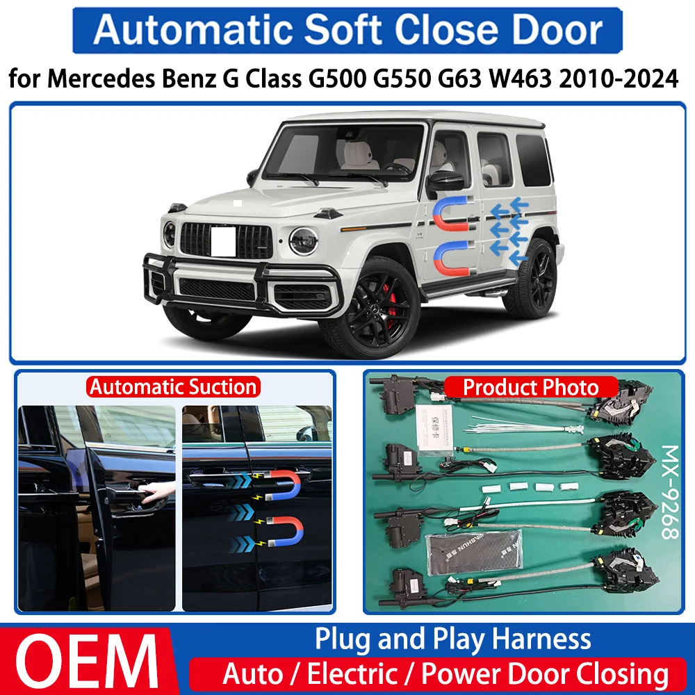 

for Mercedes Benz G Class G500 G550 G63 W463 2010-2024 Car Automatic Soft Close Door Electric Suction Auto Power Closing System