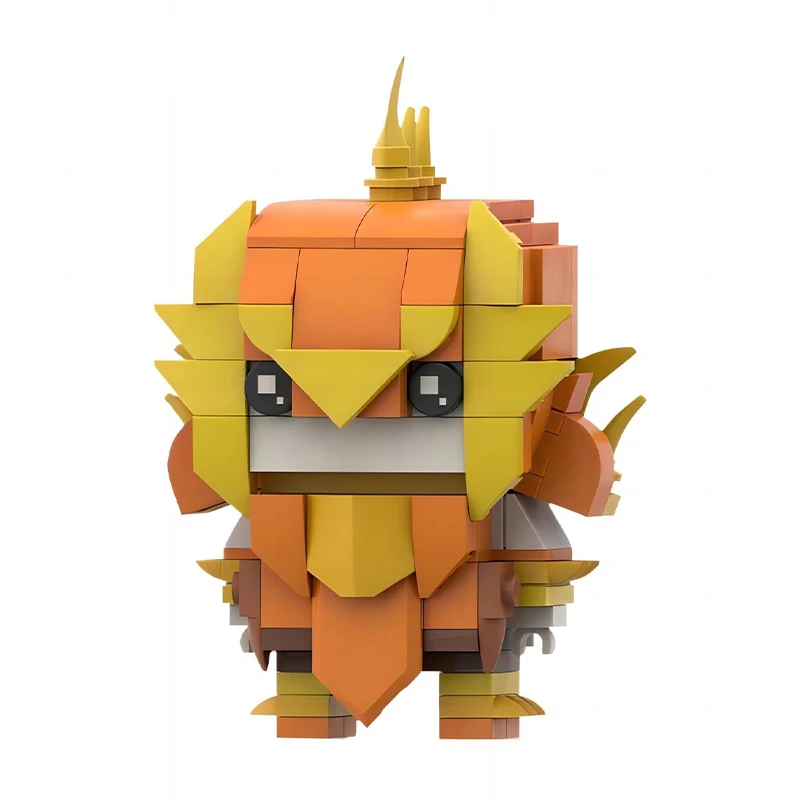 MOC-décennie s de construction Brickheadz de Saint-Seiyaed, anime japonais classique, assemblage de briques Rick Constellation, jouet cadeau de vacances