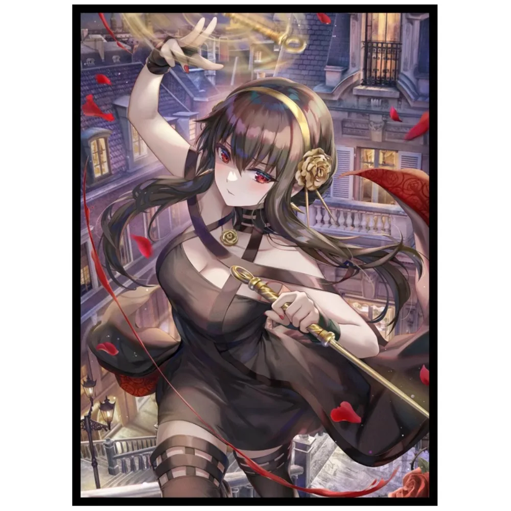 

DIY SPY×FAMILY Yor Forger 67*92mm Original Self-made Anime Card Cover Series Anime Peripheral Game Collection Card Holiday Gift