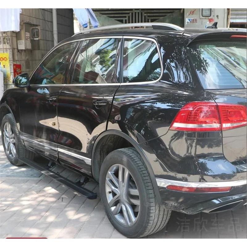 High Quality Magnetic Telescoping Automatic Retractable Electric Running Board Side Foot Pedal Fit VW Touareg 2011-2018 Exterior