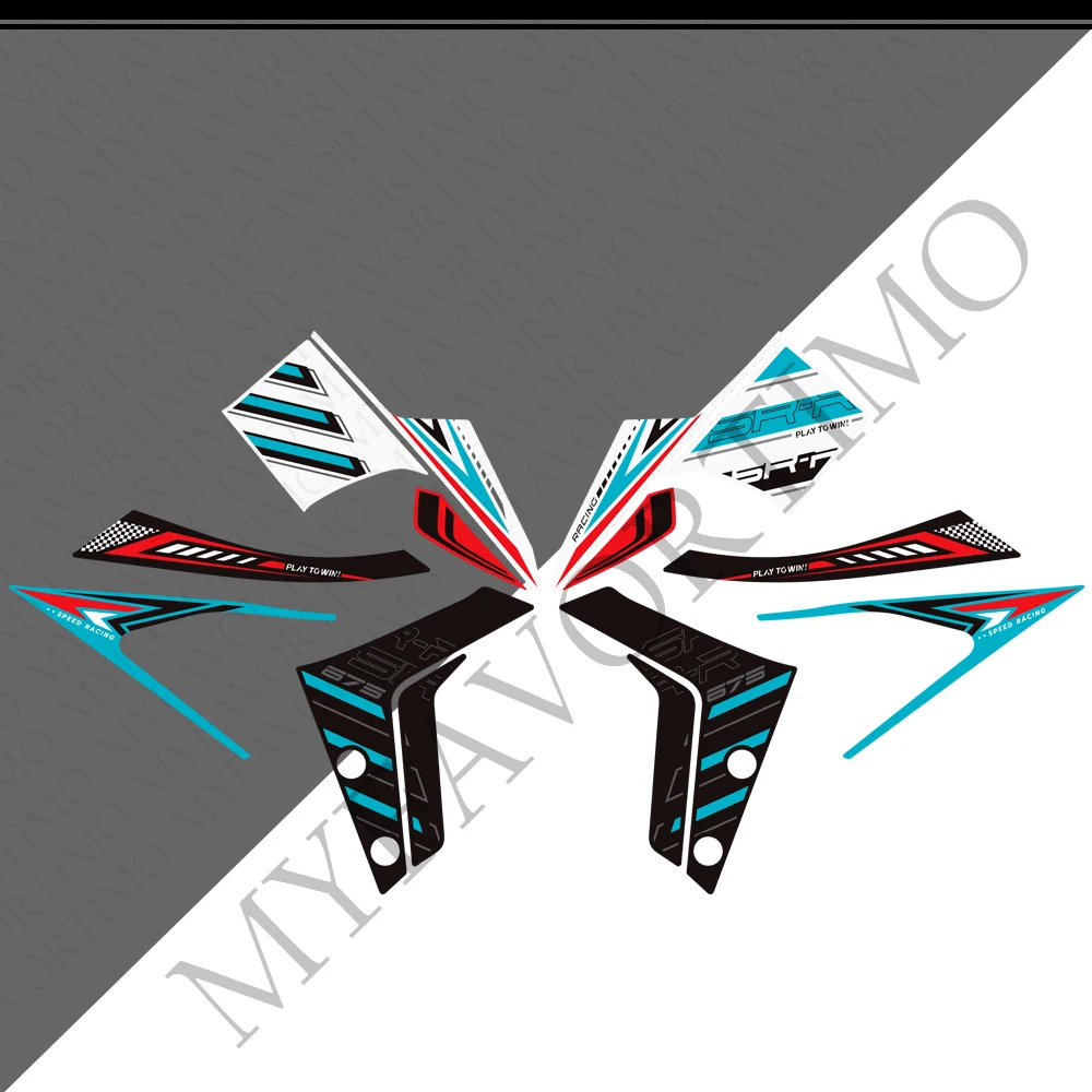 New Motorcycle For 675SR-R 675SRR 675 SR R 675SR Tank Pad Knee Fender Front Protection Stickers Decals Accessories 2025 2026