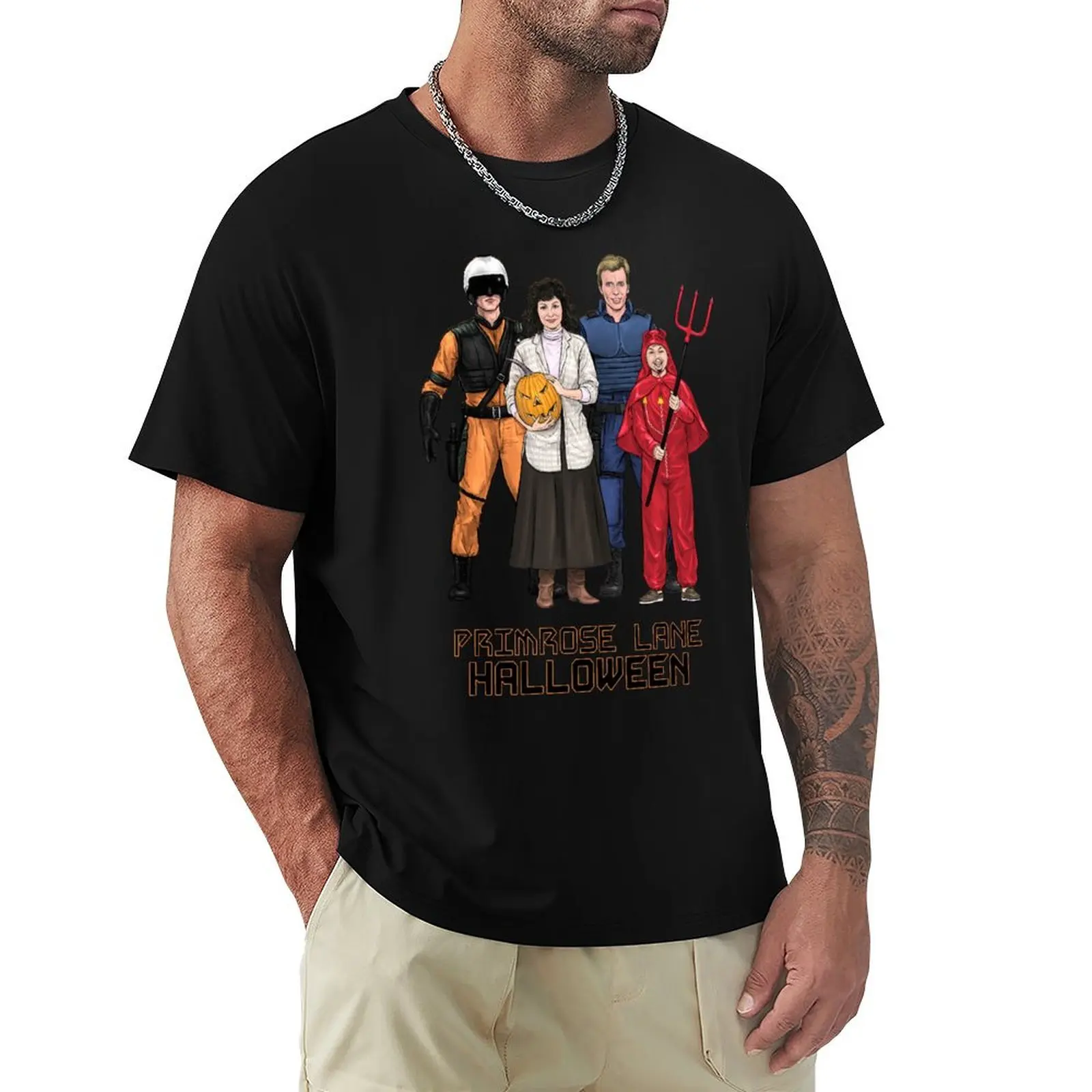 Primrose Lane Halloween T-Shirt Plus Size Lightweight Top