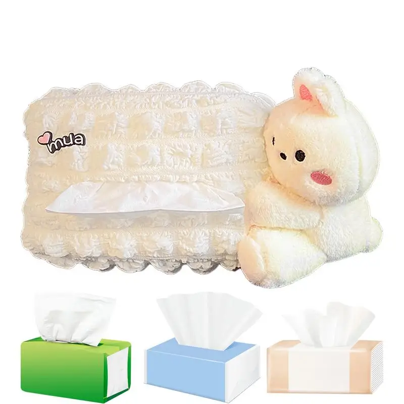 

Cartoon Car Tissue Box Vehicle Backseat Tissue Holder Car Napkin Dispenser Car Tissue Bag Facial Paper Storage Case Travel