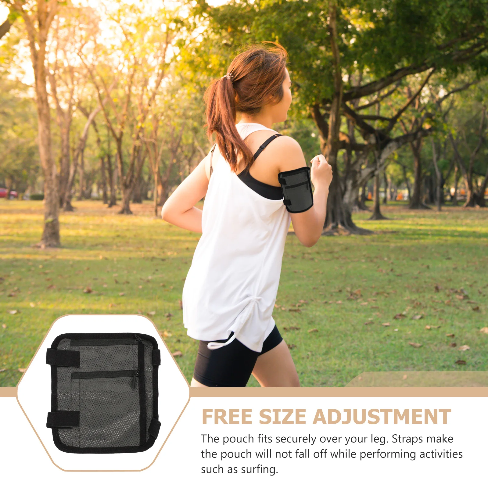 مقاوم للماء حقيبة الساق التكتيكية الأشرطة قابل للتعديل الرياضة في الهواء الطلق متعددة الاستخدام الساق كيس مزموم تشغيل ركوب الدراجات حامل هاتف