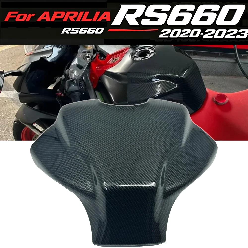For APRILIA rs660 RS660 RS 660 2020-2023 Motorcycle Accessories Carbon Fiber Patterned Tank Cover Shell Oil Gasket Protector