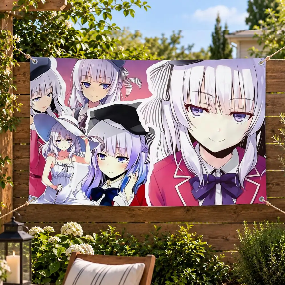 Anime Classroom of the Elite Flags Decorative Flag Banner Indoor Outdoor Garden Yard Patio Party Camping Wall Decor Gift