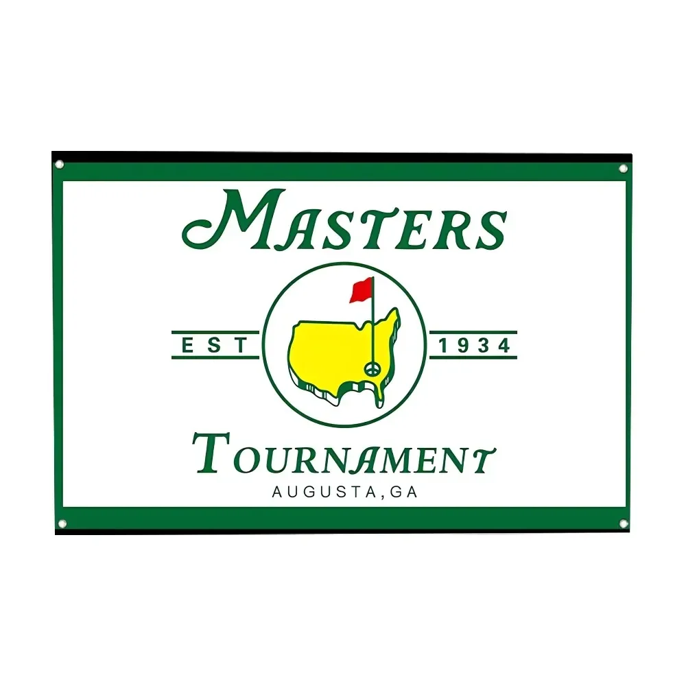 Bandera de golf Bandera Banderas impresas de poliéster para decoración de habitación y garaje