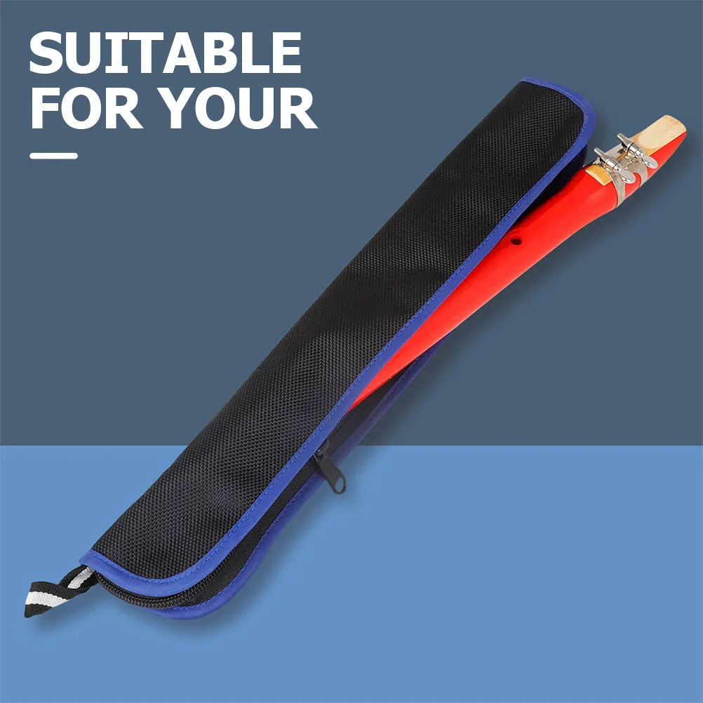 

2Pcs Oxford Cloth Flute Bag Recorder Carry Case Portable Handheld Instrument Storage Protective Pouch for Musicians Vertical