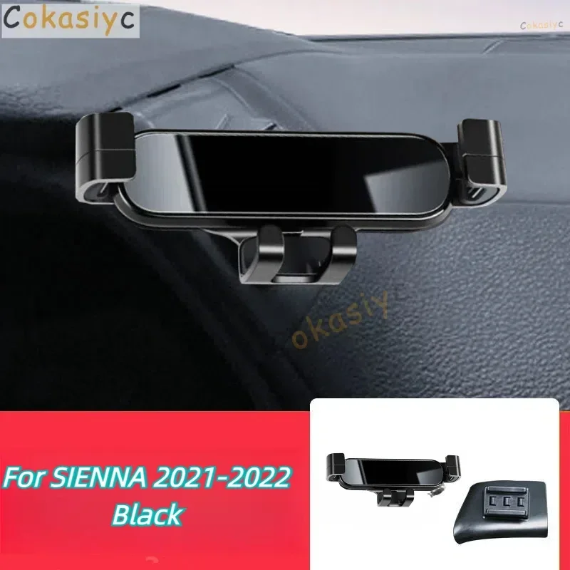 

Car Accessories Mobile Phone Holder For Toyota SIENNA 2022 2021 Mounts Bracket GPS Stand Rotatable Support 3 Colors