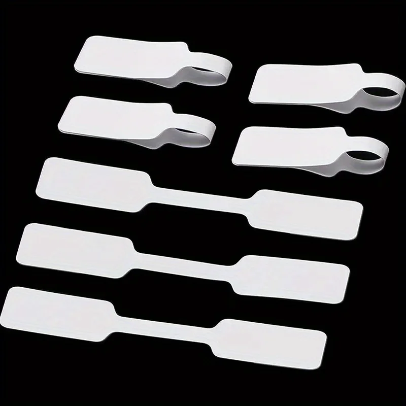 200pcs White Cable Labels - Self-Adhesive Writable Cord Tags For Office/School Organization, Easy Cable Management