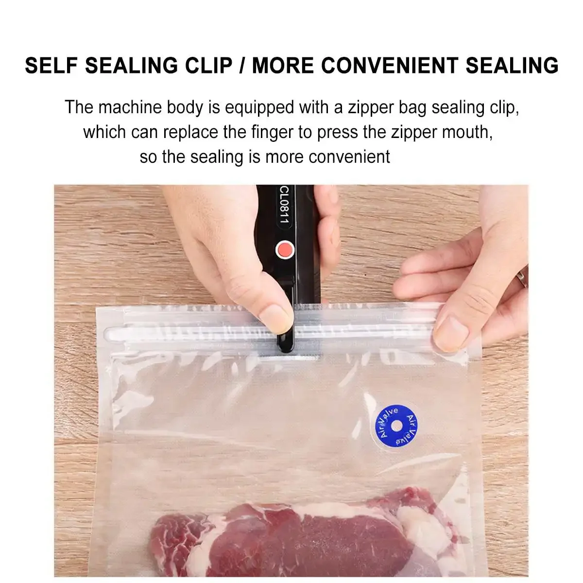 Electric Vacuum Storage Pump for Travelling Home Clothes Food Saver Vacuum Bags Sealer Machine Mini Bag Sealer Packing Bags