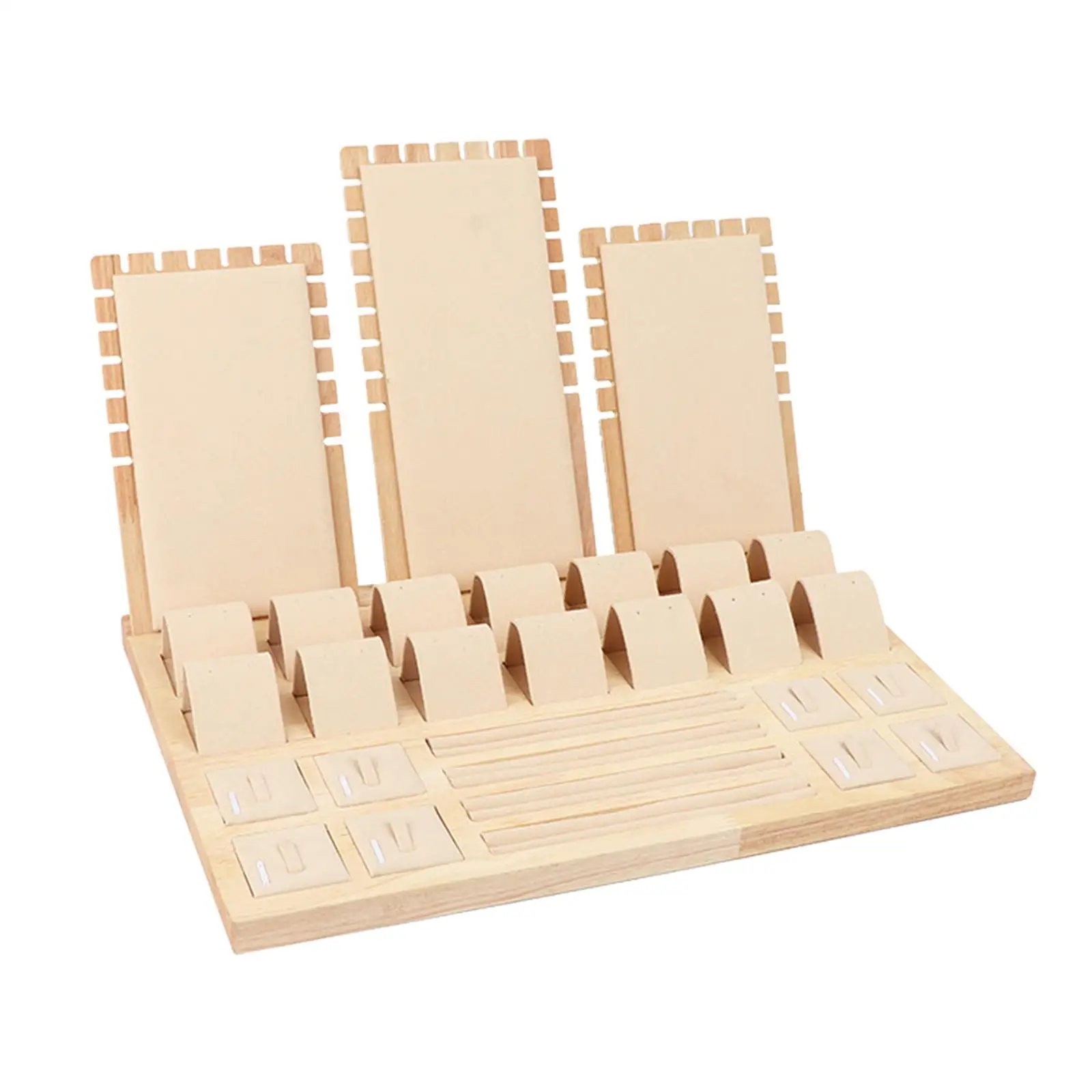 

Шкатулка для украшений, органайзер для ювелирных изделий из микрофибры для серег, браслетов, ожерелий, колец, прозрачный футляр для демонстрации украшений