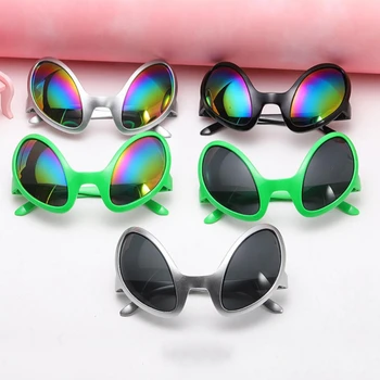 New Alien Glasses Funny Holiday Party Sunglasses Halloween Adults Kid Party Supplies…
