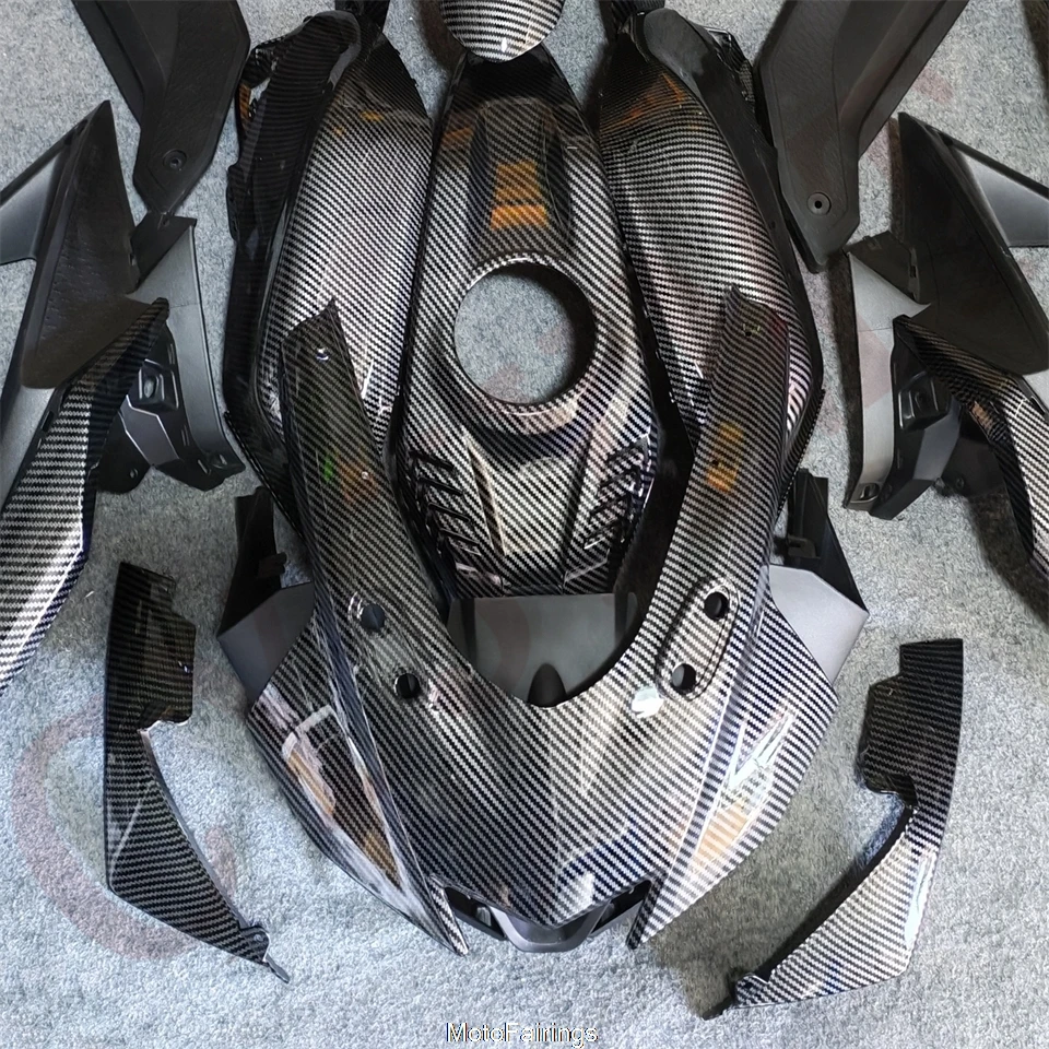 Motorcycle Fairing For Yamaha YZFR125 2019-2022 Carbon Fibre Glossy Fairings Kit YZF R125 R15 19-22 Moto Cover