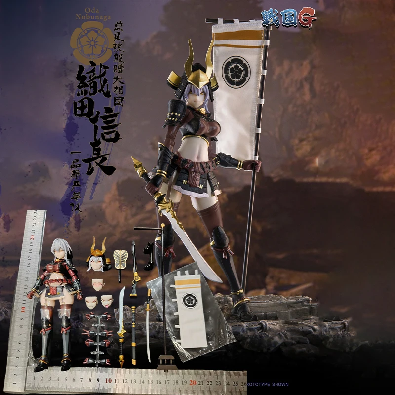 1/12e Schaal Collectible Action Figure Warring States G Serie Sanada Yukimura Japanse Warring States Heroes Vrouwen Soldaat Speelgoed