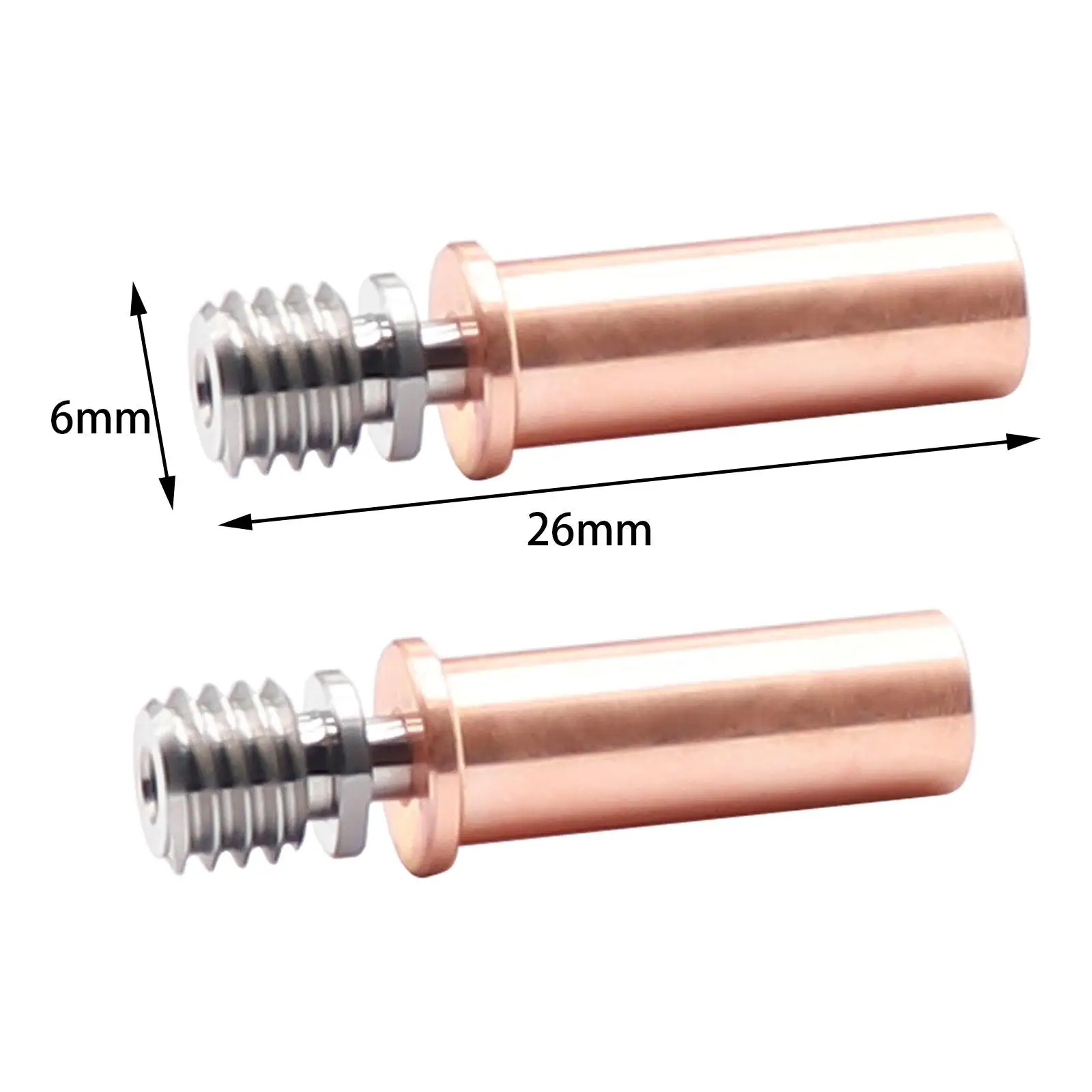 Tubo de barril térmico Bi Heatbreak para impressora 3D para Anycubic S/Pro/vyper