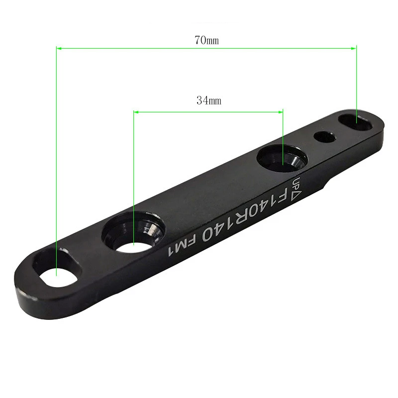 Adaptateur de frein à disque de vélo de route à montage plat, en alliage d'aluminium, réversible pour Rotor de 140mm et 160mm, avant/arrière, 140 ou 160