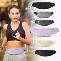 Fashion Running Waist Bag Waterproof Sports Belt Pouch Mobile Phone Case Cycling Bag Men Women Fanny Pack Gym Running Jogging Ba