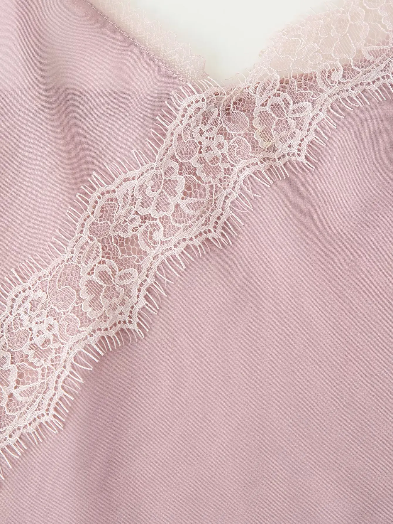 Tidalyf 2025 Women Pink Cami Top and Skirt Set Heart Neckline Lace Trim Slim Fit with Elastic Bust Waist Slit Hem Elegant Sexy