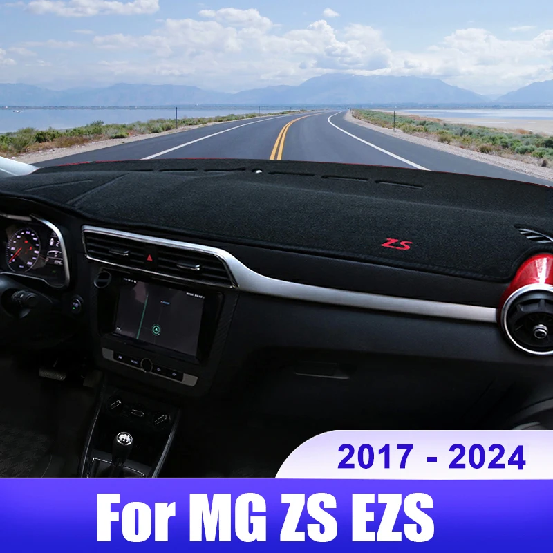 

For MG ZS EZS EV 2017 2018 2019 2020 2021 2022 2023 2024 Car Dashboard Cover Dash Mat Sun Shade Non-slip Pad Accessories