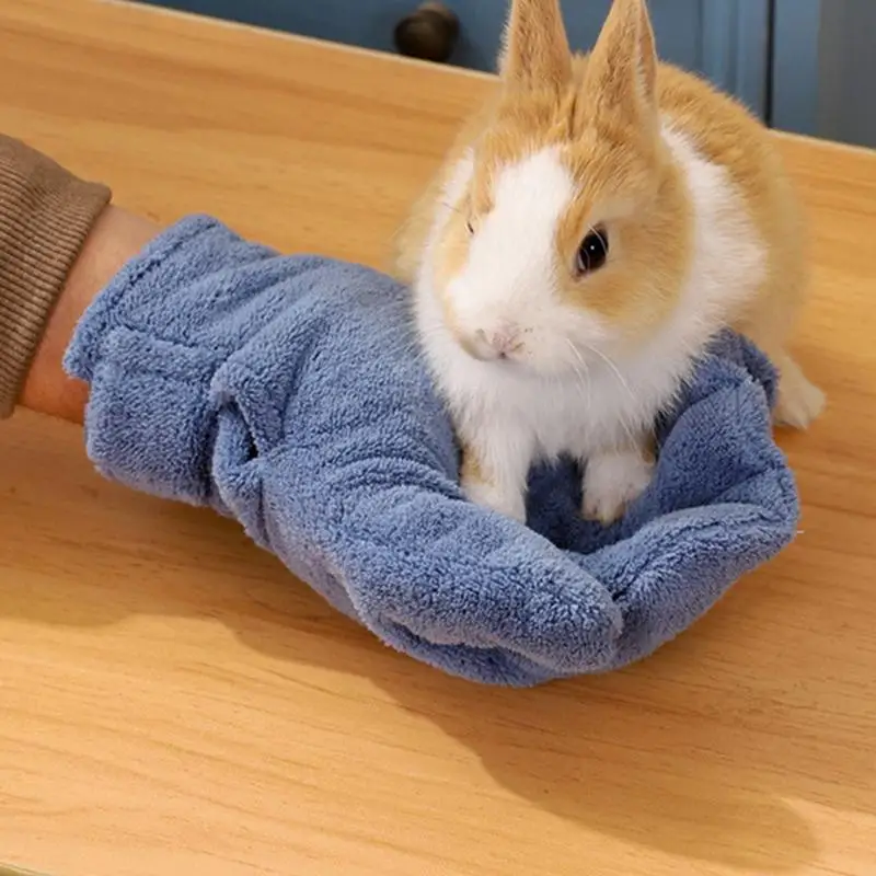 Перчатки для животных, защитные варежки для жевания, устойчивые к царапинам, безопасные и любимые варежки для домашних животных, впитывающие мягкие варежки для домашних животных