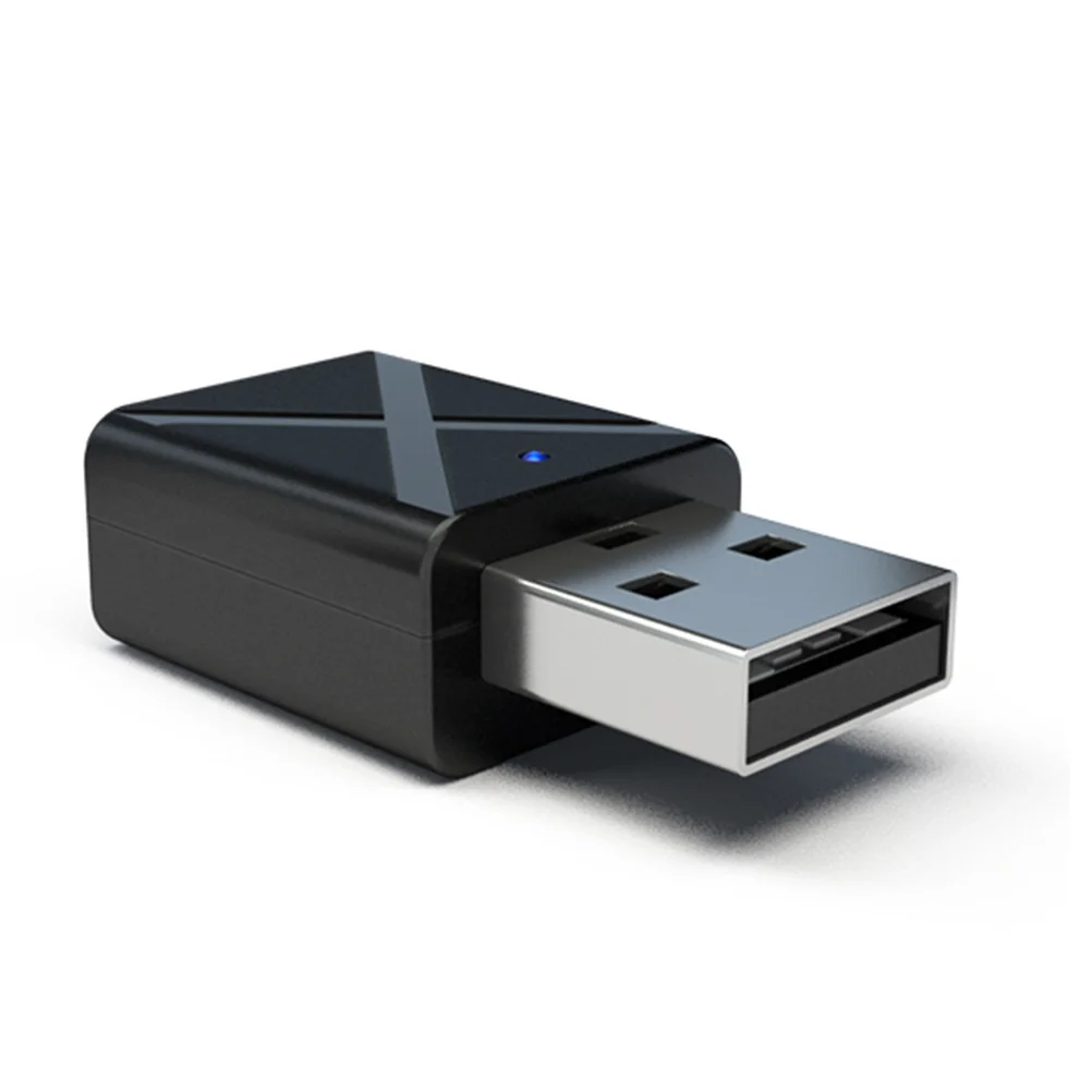 

5.0 USB Bt Transmitter Receiver 2-in-1 Wireless Audio Adapter Compact Wireless Audio Receiver Transmitter Adapter for Phone