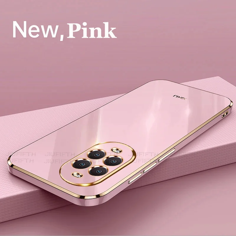 Nova13Pro لهواوي نوفا 13 برو حافظة Nova13 تصفيح بولي يوريثان جل حافظات هاتف مضادة للصدمات مطلي بالكروم بولي يوريثان لينة Nova12 12 Ultra Coques Capa #6