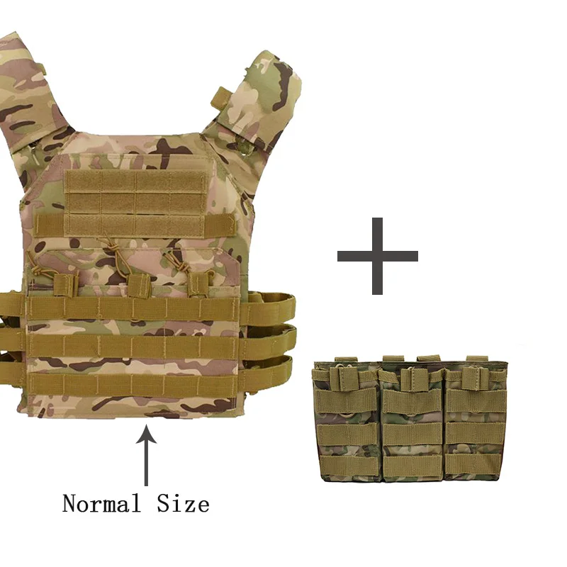 

Tactical Vest Men Army Combat Plate Carrier Protective Vest With Magazine Pouch Military Airsoft Body Armor Hunting Accessories