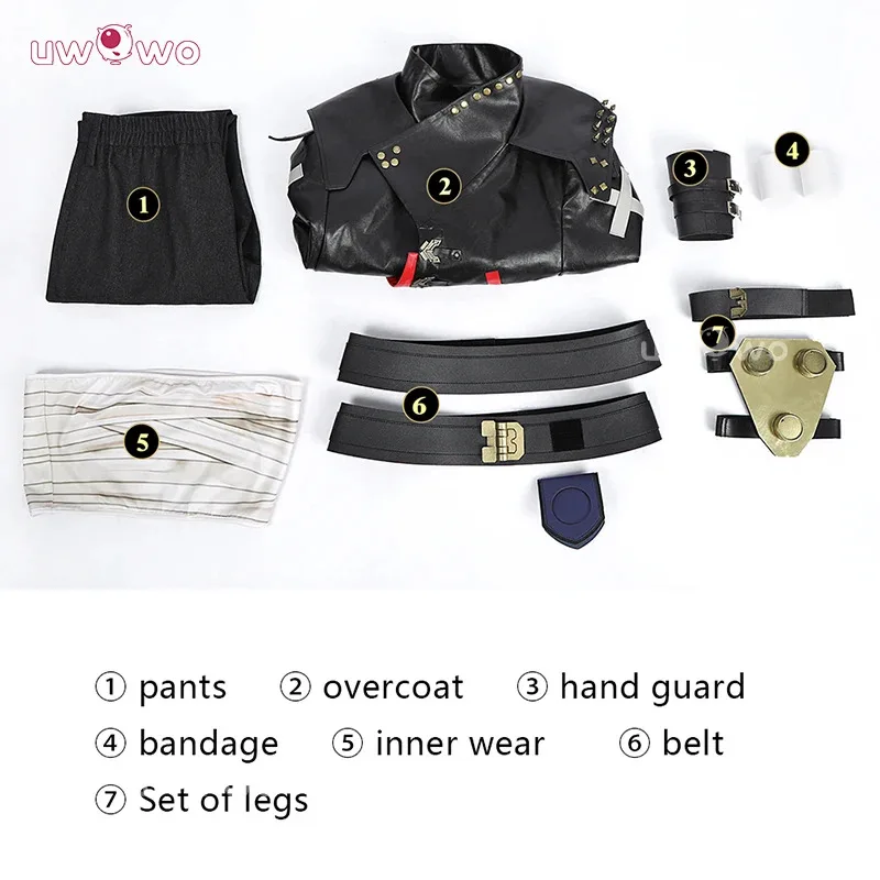 سلسلة UWOWO Collab: سترة Vii التأثيرية LOL Anime Arcanee الموسم 2 Vii أزياء تنكرية للهالوين