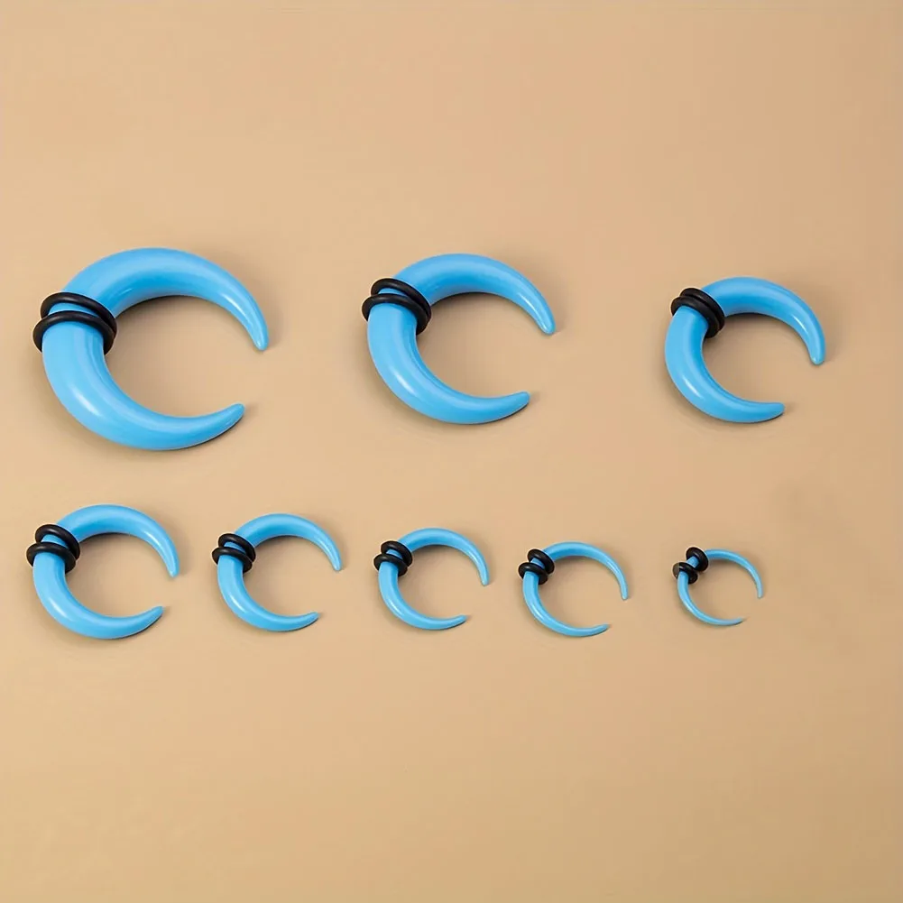 Ear Body Piercing Kit Acrylic Tapers, 8 PCS