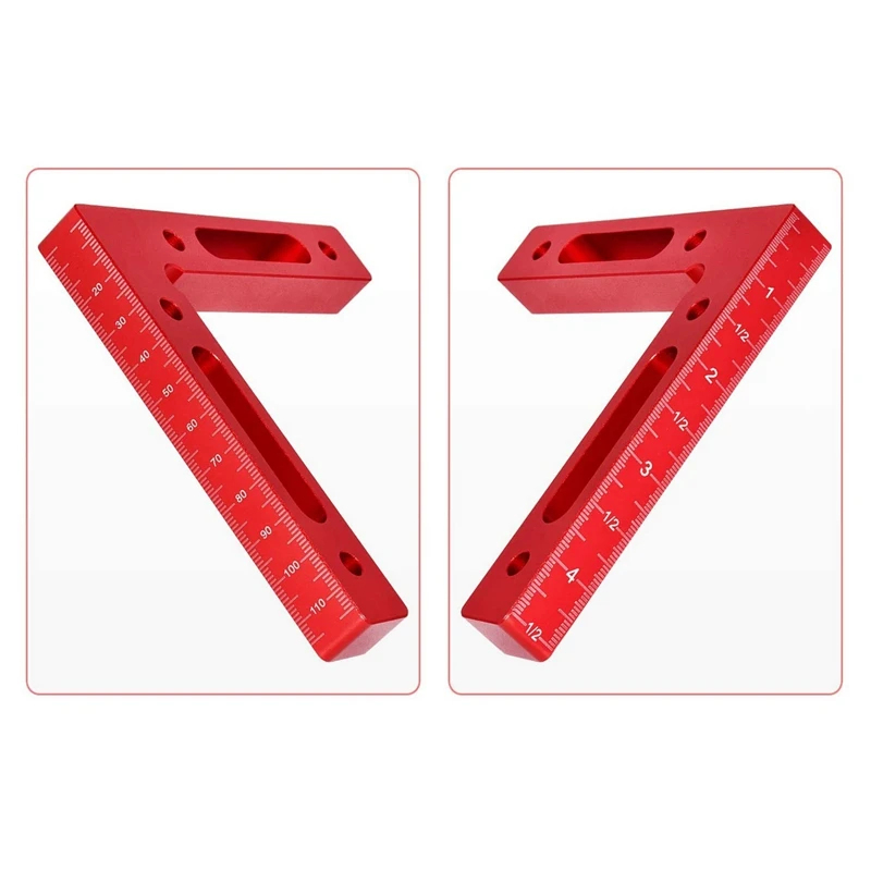 4 Pcs 90 Degree Positioning Squares Right Angle Clamps Woodworking Carpenter Tool Corner Clamping Square