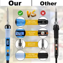 80W Digital Soldering Iron Kit #5