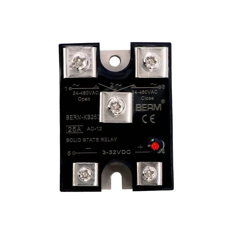 

Однофазное твердотельное реле SSR BERM-KB40DA Open One Close DC Control AC KB-DA KB40DA KB25DA
