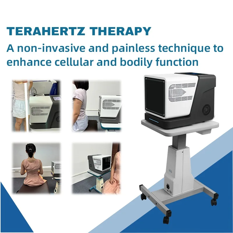 Terahertz full body massager thz pain relief physical bio-wave negative ion blue light massage 2025