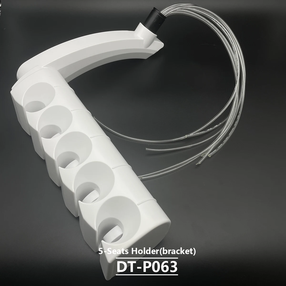 5-Seat Dental Handpiece Stand Plastic Organizer Rack Universal Dental Chair Spare Parts