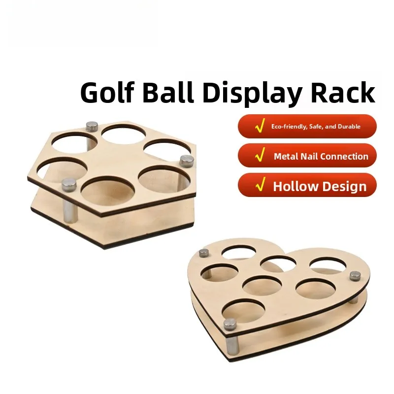 木製中空ゴルフボールディスプレイスタンドアクティビティ収納ボックスボールホルダーb·c·golfゴルフ用品スポーツフィットネス