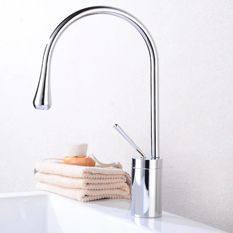 

Смесители для ванной комнаты с одной ручкой, смеситель для горячей и холодной воды, монтируемый на палубе, современный бытовой смеситель для раковины, брызгозащищенный