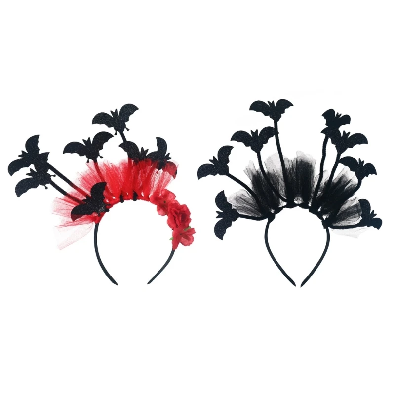 

Очистители труб обруч для волос в виде летучей мыши, повязка на голову темной серии, маскарадный реквизит, повязка для волос,