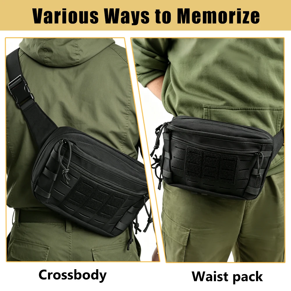 Tactical Pistol Waist Bag CCW - Edc Carry Fanny Pack 评论和价格