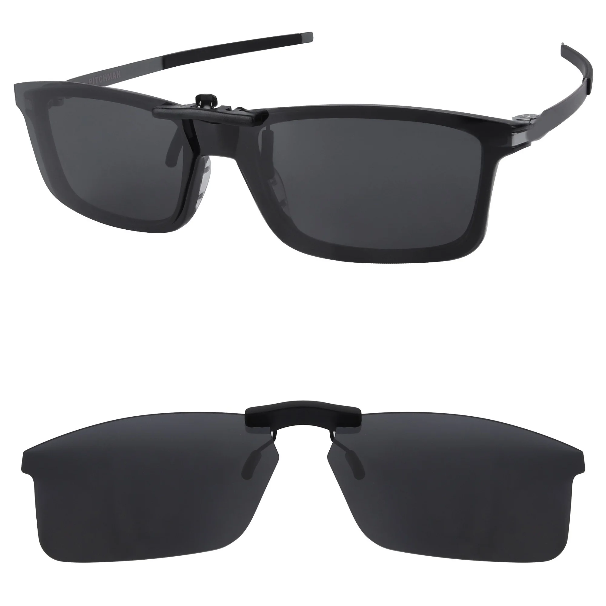 

Rarayvix Polarized Clip-on Sunglasses Lenses Compatible with Oakley Pitchman OX8050-55 UV Protection Sunglasses