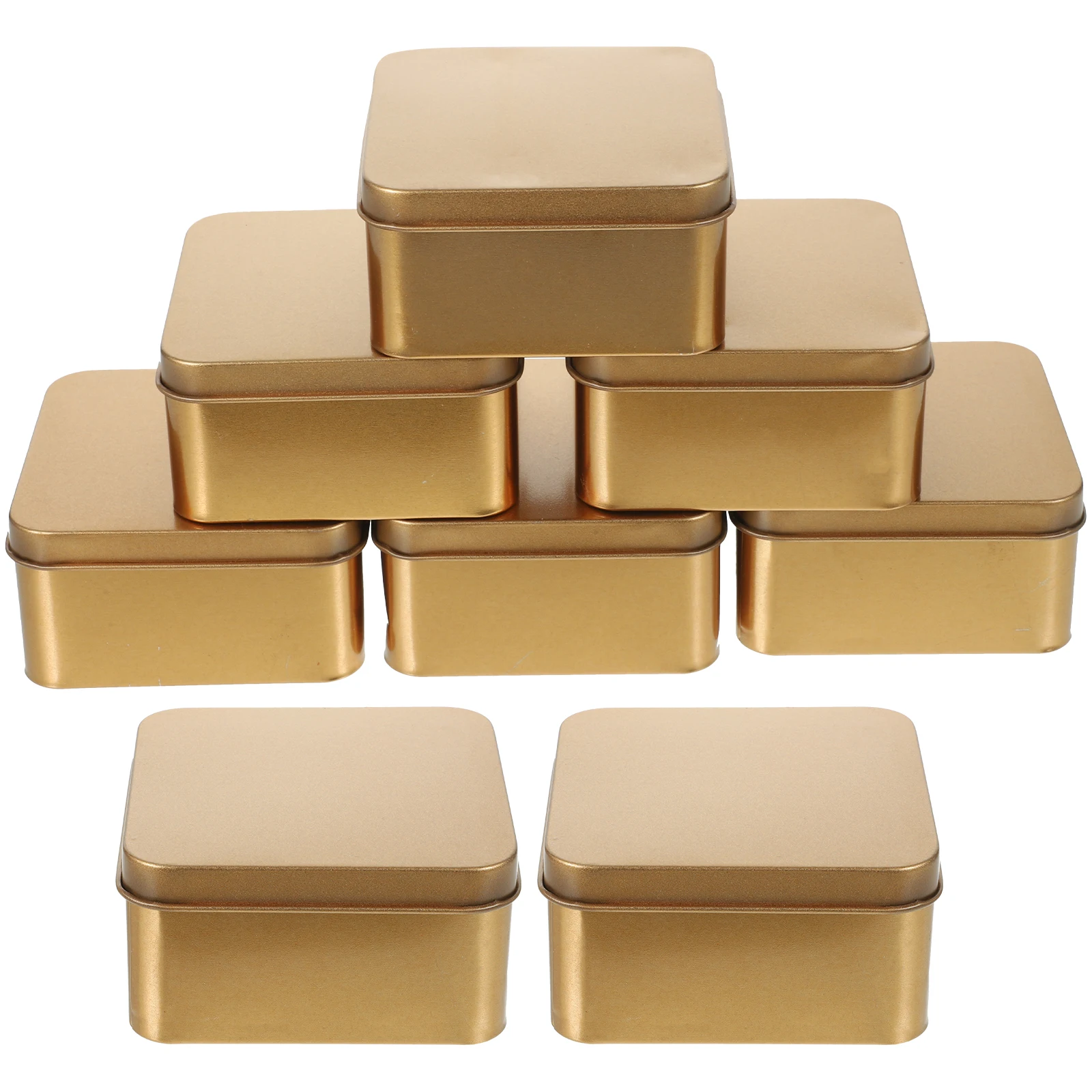 

Portable Tinplate Box Chocolate Container Storage Square Cookie Tins Boxes with Lids