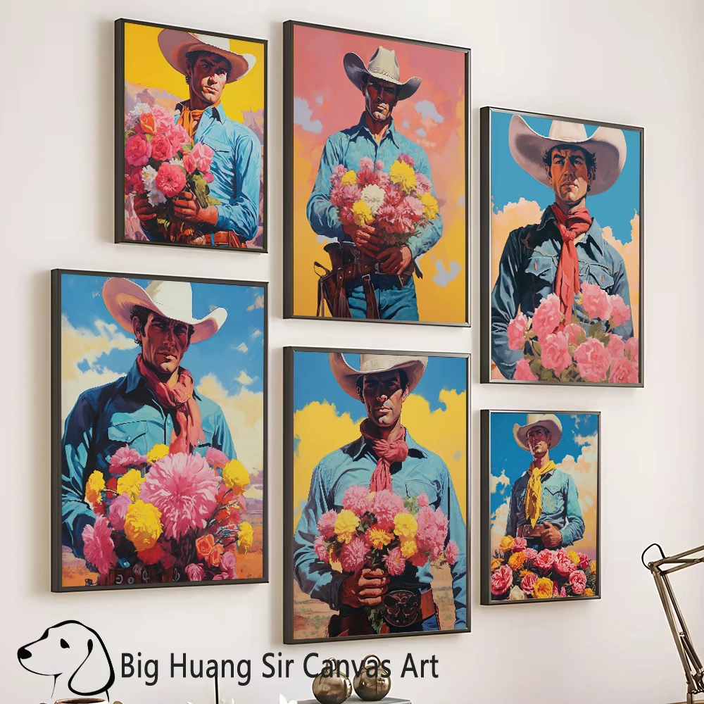 Floral Cowboy Art D… - image