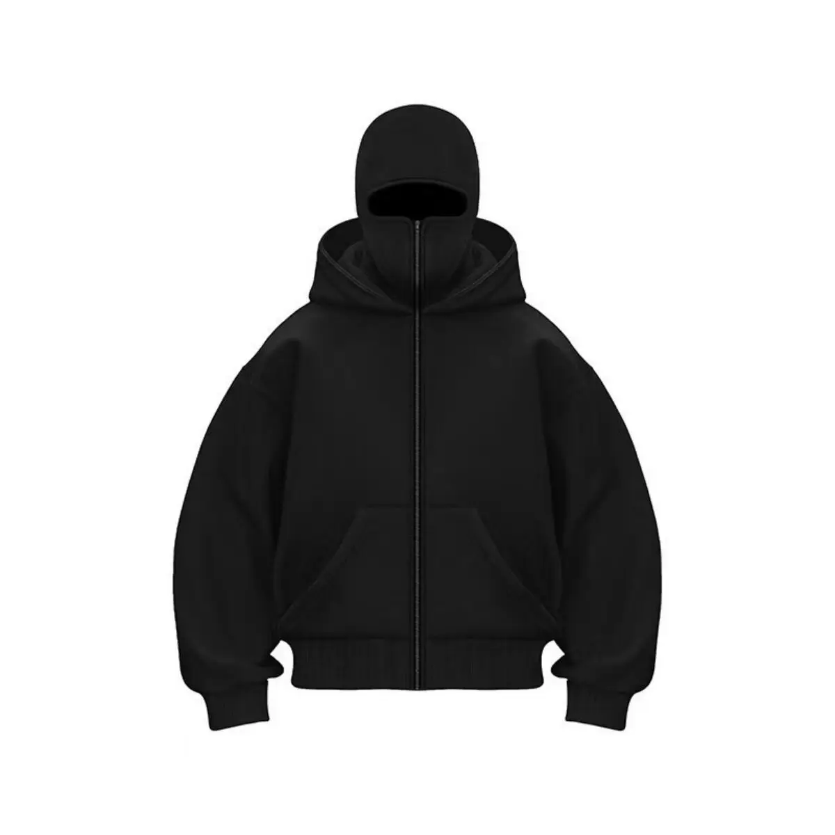 سويت شيرت روبرتو باجيو بوب بتصميم جديد فضفاض للرجال بطبقة مزدوجة لخريف وشتاء