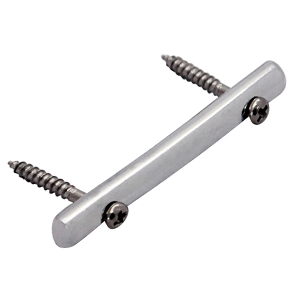 

Metal Guitar String Retainer Bar Wide Type Stable Tuning Press String Buckle Accessories Screws Included Electric