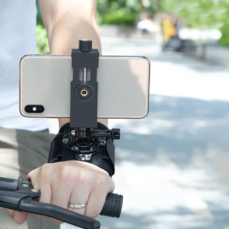 Mobile phone shooting perspective Headworn fixed bracket Tiktok video fishing chest bracket backpack clip wrist strap