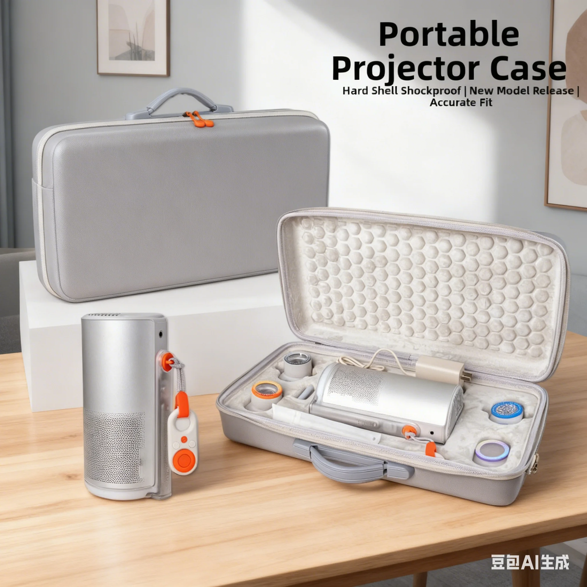 1 قطعة حقيبة تخزين جهاز العرض ل XGIMI MoGo 4 (2025) العارض هارد شل حماية السفر استبدال الملحقات